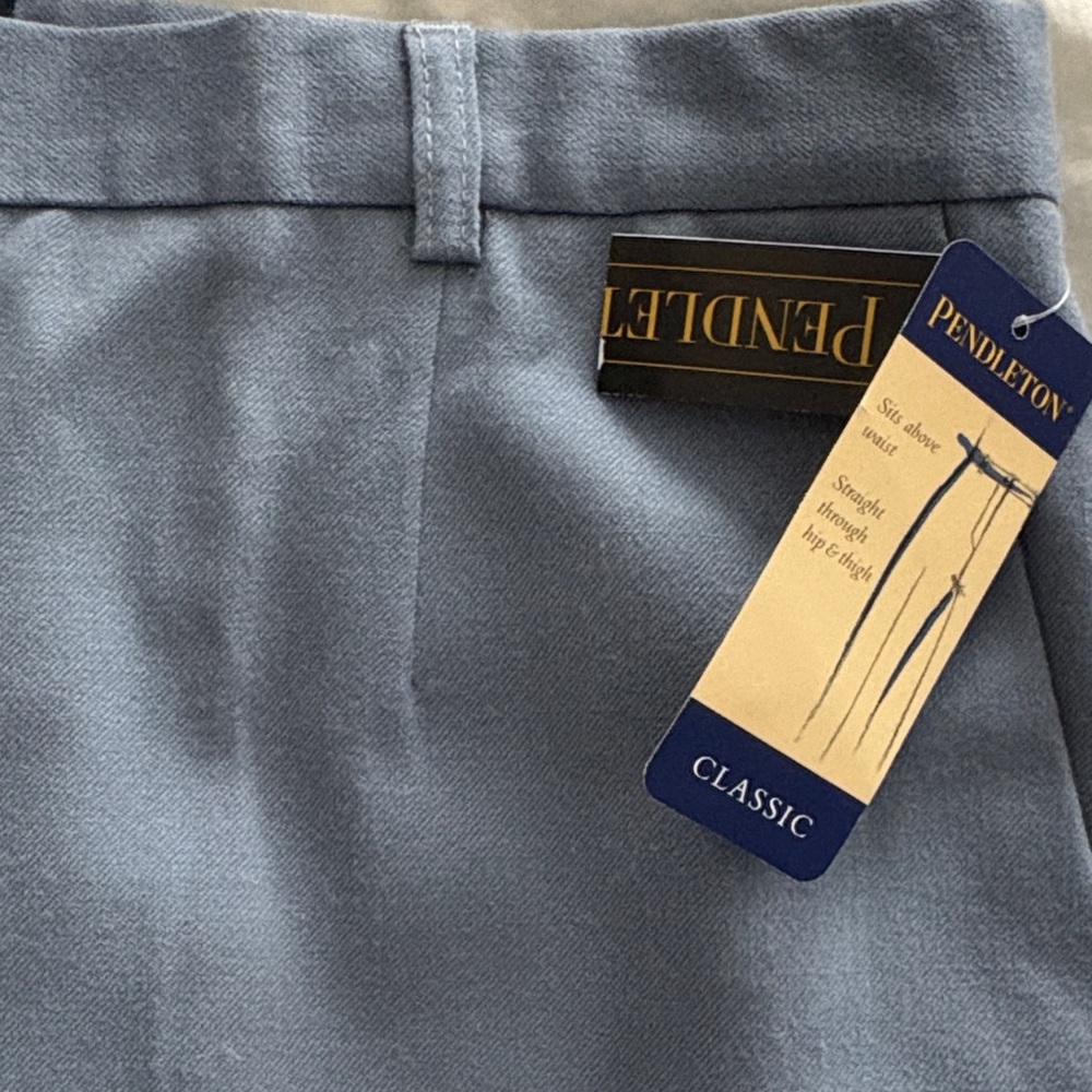 NWT Vintage Pendleton Women's Classic Blue Trousers